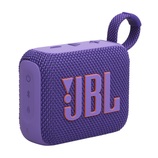 JBL GO 4 - مكبر صوت بلوتوث محمول للغاية مع تقنية AURACAST، صوت قوي، مدة تشغيل تصل إلى 15 ساعة وتصميم أنيق، JBLGO4PUR، بنفسجي