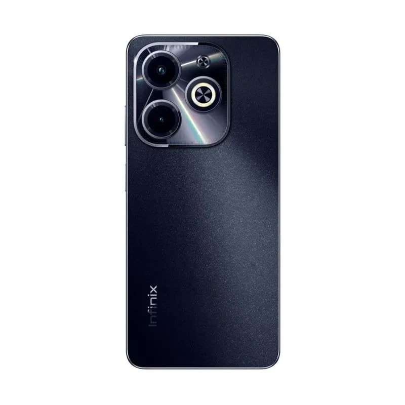 هاتف INFINIX HOT 40 Pro سعة 256 جيجابايت وذاكرة وصول عشوائي (RAM) سعة 8 جيجابايت (4G) الإصدار الدولي (أسود ستارليت)