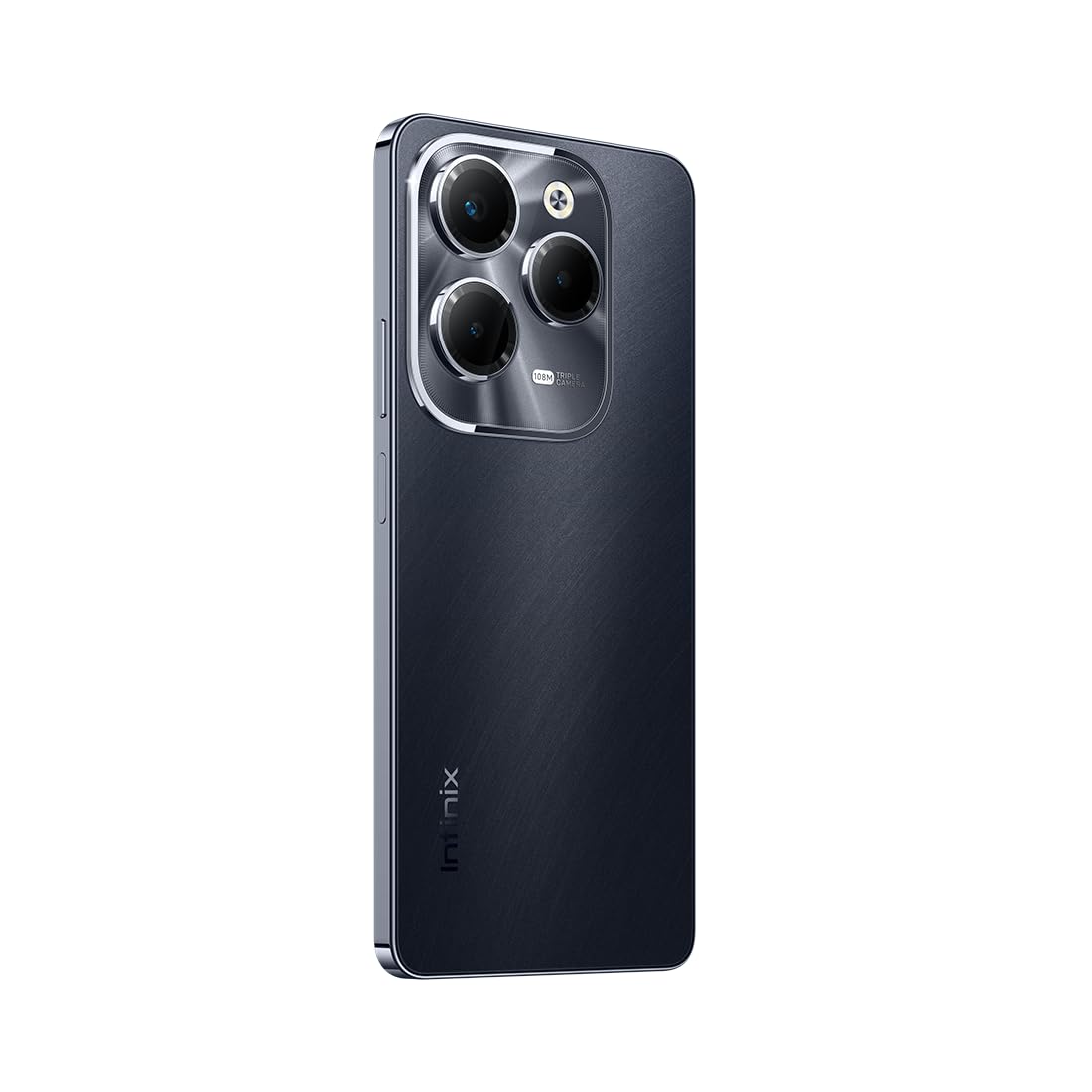 هاتف INFINIX HOT 40 Pro سعة 256 جيجابايت وذاكرة وصول عشوائي (RAM) سعة 8 جيجابايت (4G) الإصدار الدولي (أسود ستارليت)