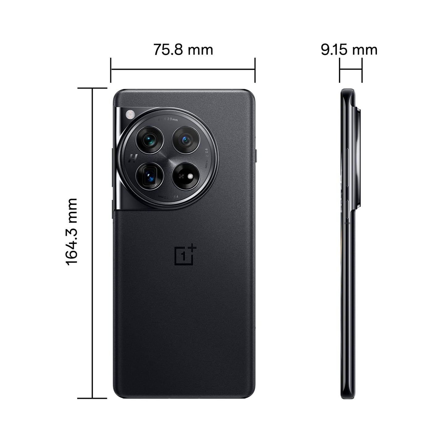 OnePlus 12 5G Dual SIM – 16GB RAM, 512GB Storage – Silky Black (International Version)