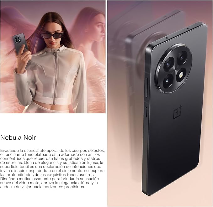 OnePlus 13R | Smarter with OnePlus AI CPH2691 (16GB RAM, 512GB Storage Nebula Noir) - Indian Version