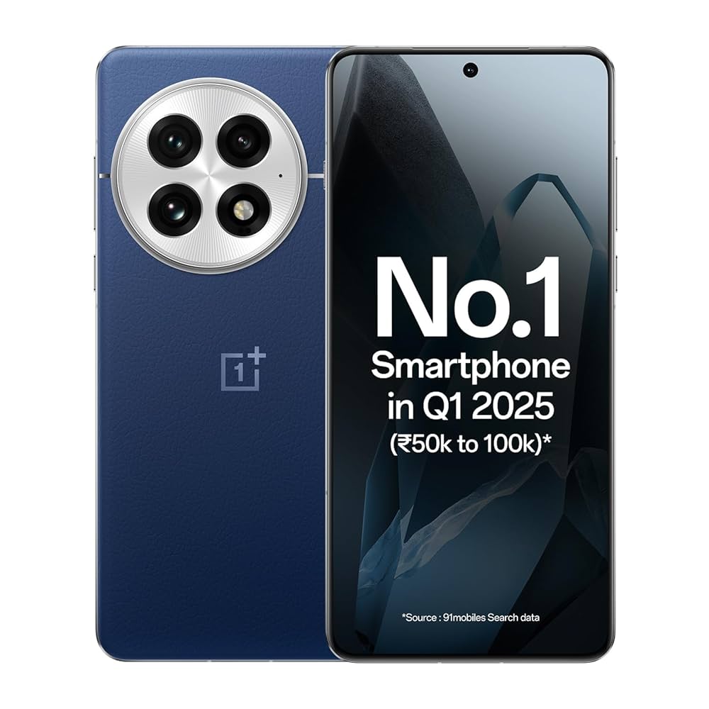 OnePlus 13 | Smarter with OnePlus AI (16GB RAM, 512GB Storage Midnight Ocean) Indian Version