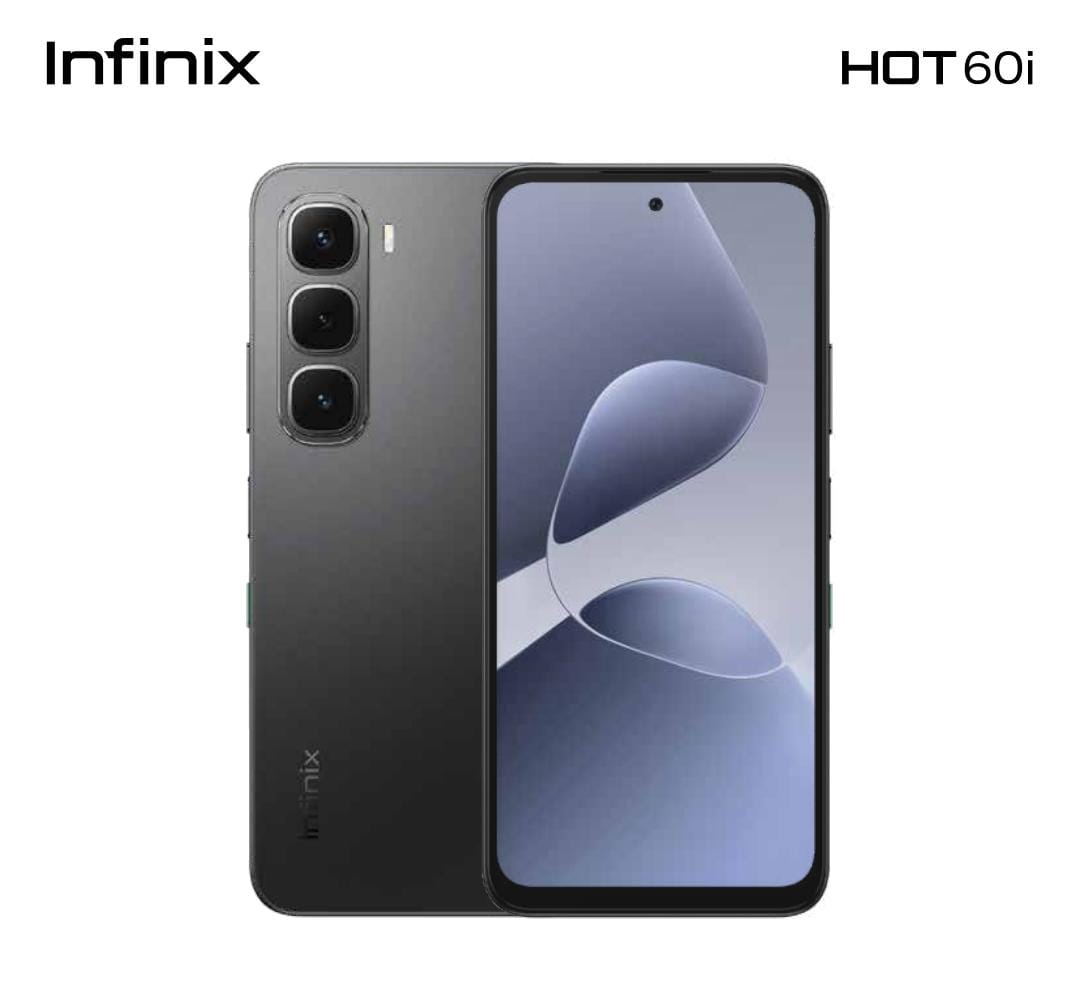 Infinix Hot 60i 128GB, 4GB RAM Sleek Black 4G - Middle East Version