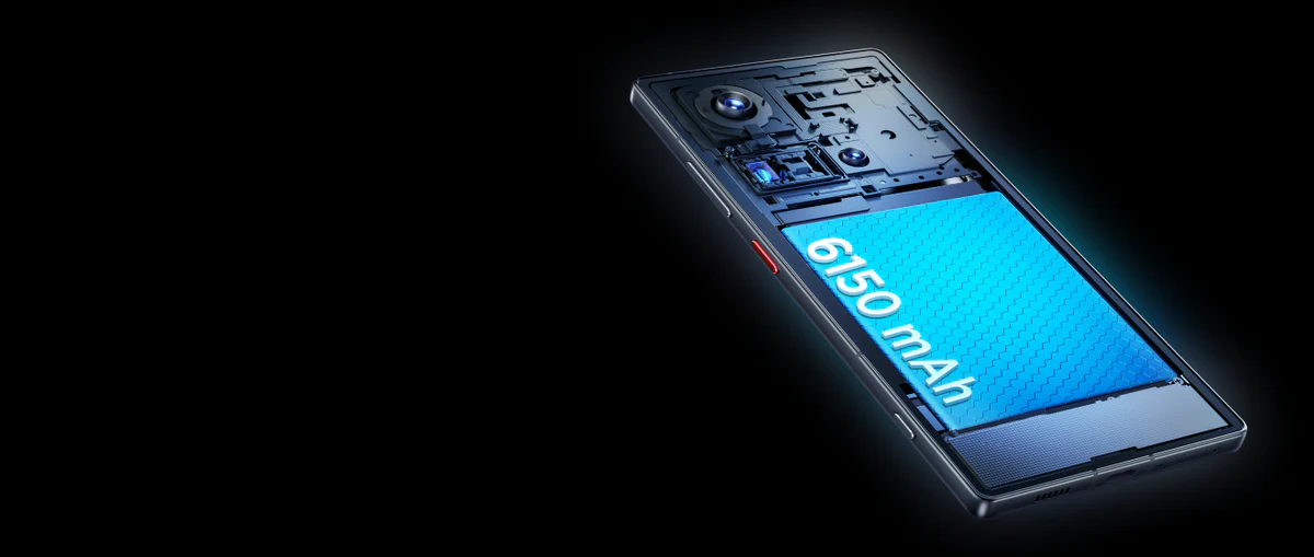 ZTE Nubia Z70 Ultra 5G ثنائي الشريحة باللون الأسود وذاكرة وصول عشوائي (RAM) سعة 24 جيجابايت وذاكرة داخلية سعة 1 تيرابايت وشبكة الجيل الخامس - الإصدار الدولي