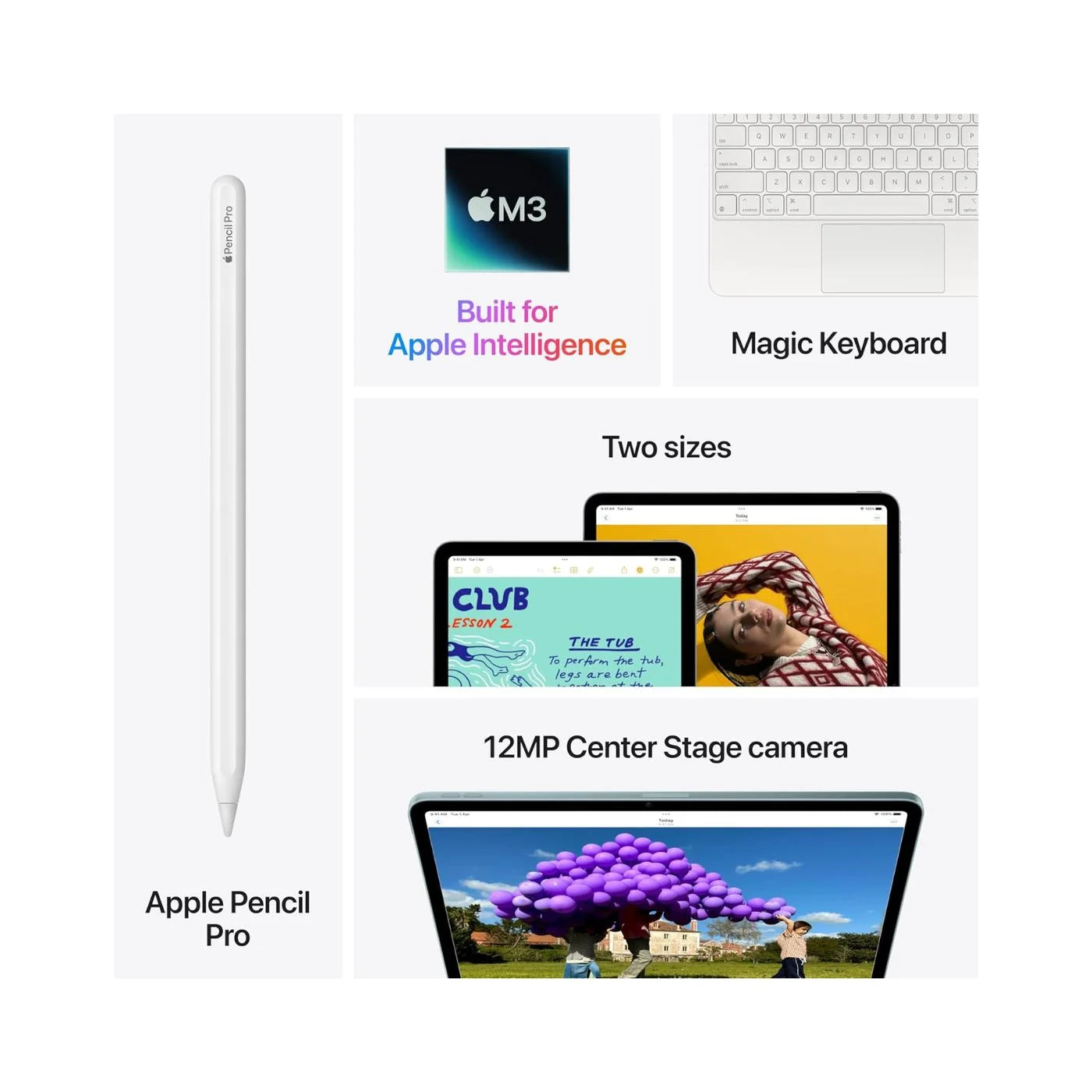 Apple iPad Air (7th Generation) 11-inch, M3 chip, Wi-Fi + Cellular, 128GB – Starlight