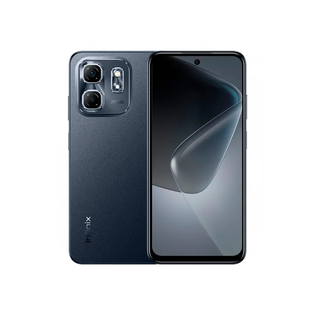 هاتف Infinix HOT 50I X6531B الذكي غير المقفل، 256 جيجابايت، 4 جيجابايت رام، أسود أنيق، إصدار الشرق الأوسط (أسود أنيق)