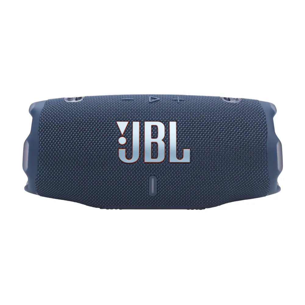 JBL Charge 6 - مكبر صوت بلوتوث محمول مقاوم للماء والسقوط مع بنك طاقة مدمج، اتصال متعدد السماعات عبر Auracast، وقت تشغيل يصل إلى 28 ساعة، شحن سريع، وصوت قوي - أزرق