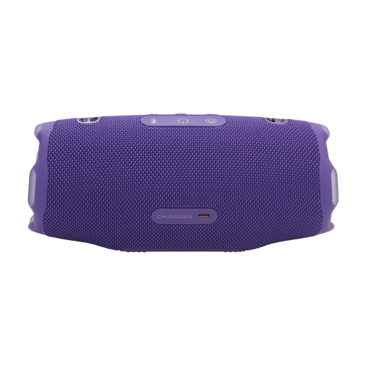 JBL Charge 6 - سماعة بلوتوث محمولة مقاومة للماء والسقوط مع بنك طاقة مدمج، واتصال متعدد السماعات عبر Auracast، ووقت تشغيل يصل إلى 28 ساعة، وشحن سريع، وصوت قوي - أرجواني
