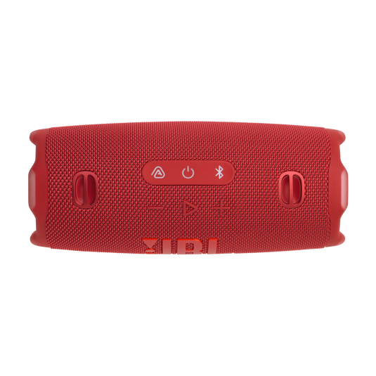 JBL Charge 6 - مكبر صوت محمول مقاوم للماء والسقوط مزود بخاصية البلوتوث مع بنك طاقة مدمج، واتصال متعدد السماعات عبر Auracast، ومدة تشغيل تصل إلى 28 ساعة، وشحن سريع، وصوت قوي - أحمر