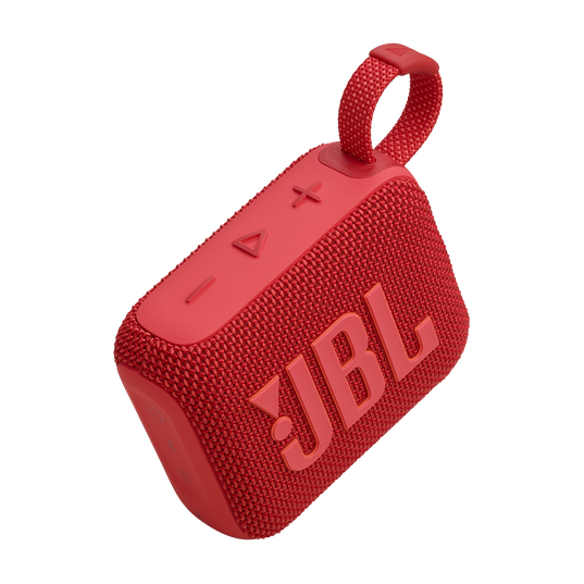 JBL GO 4 - مكبر صوت بلوتوث محمول للغاية مع تقنية AURACAST، صوت قوي، مدة تشغيل تصل إلى 15 ساعة وتصميم أنيق، JBLGO4RED، أحمر