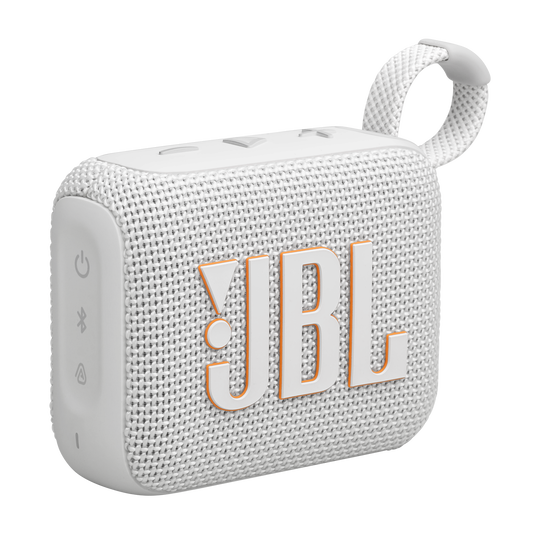 JBL GO 4 - مكبر صوت بلوتوث محمول للغاية مع تقنية AURACAST، صوت قوي، مدة تشغيل تصل إلى 15 ساعة وتصميم أنيق، JBLGO4WHT، أبيض