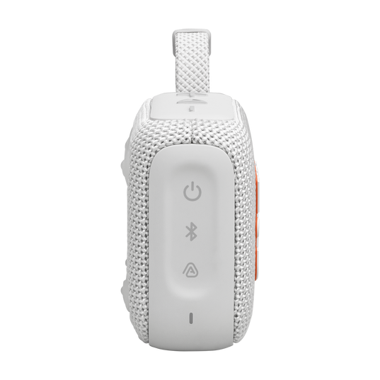 JBL GO 4 - مكبر صوت بلوتوث محمول للغاية مع تقنية AURACAST، صوت قوي، مدة تشغيل تصل إلى 15 ساعة وتصميم أنيق، JBLGO4WHT، أبيض