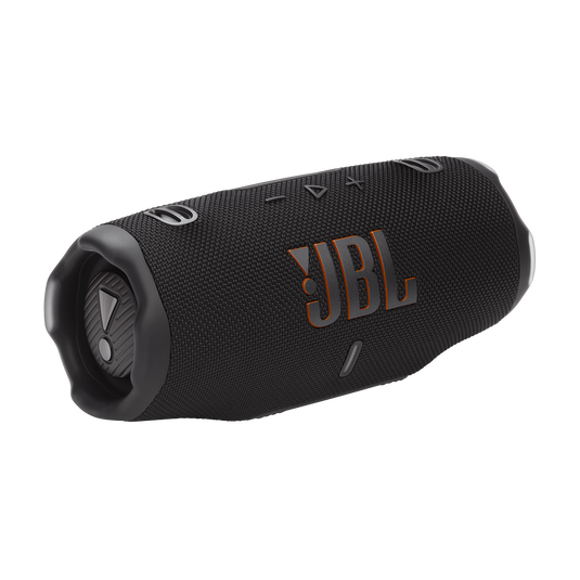 JBL Charge 6 - Portable Waterproof And Drop-Proof Bluetooth Speaker With Built-In Power Bank, Multi-Speaker Connection Via Auracast, Up To 28 Hours Playtime, Fast Charging, And Powerful Sound- Black