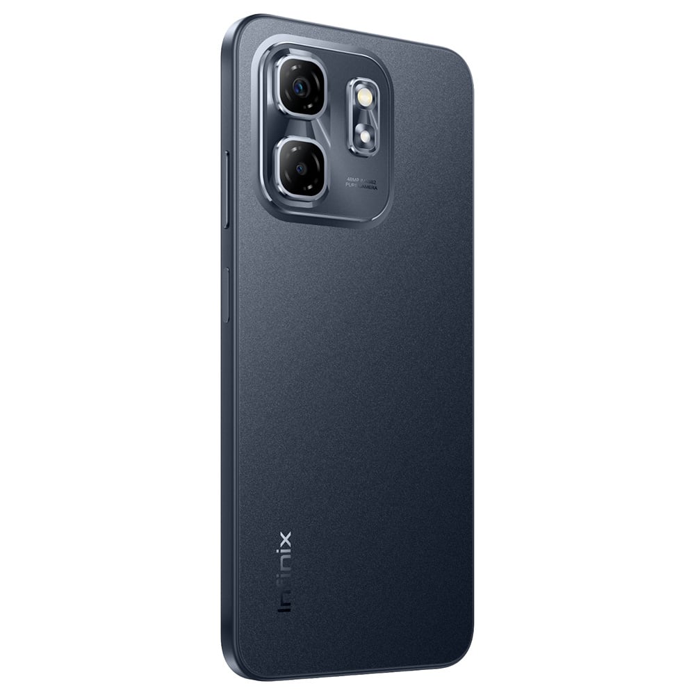 هاتف Infinix HOT 50I X6531B الذكي غير المقفل، 256 جيجابايت، 4 جيجابايت رام، أسود أنيق، إصدار الشرق الأوسط (أسود أنيق)