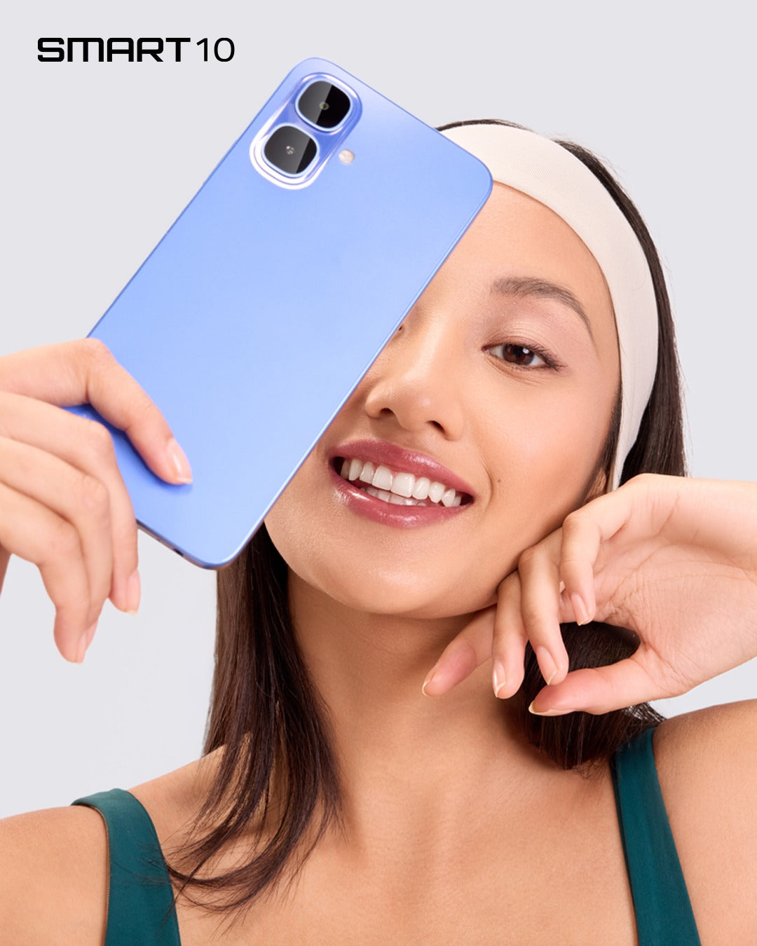Infinix Smart 10 , 128 GB Storage, 4 GB RAM, 4G -Irish Blue