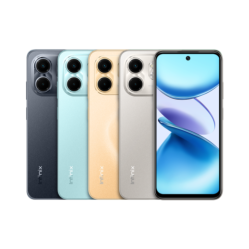 Infinix Smart 9, 4GB RAM, 128GB ROM, 6.7" HD Display, 13MP Dual AI Rear Camera, 8MP Front Camera, 5000 mAh Battery, Android 14 (Metallic Black)