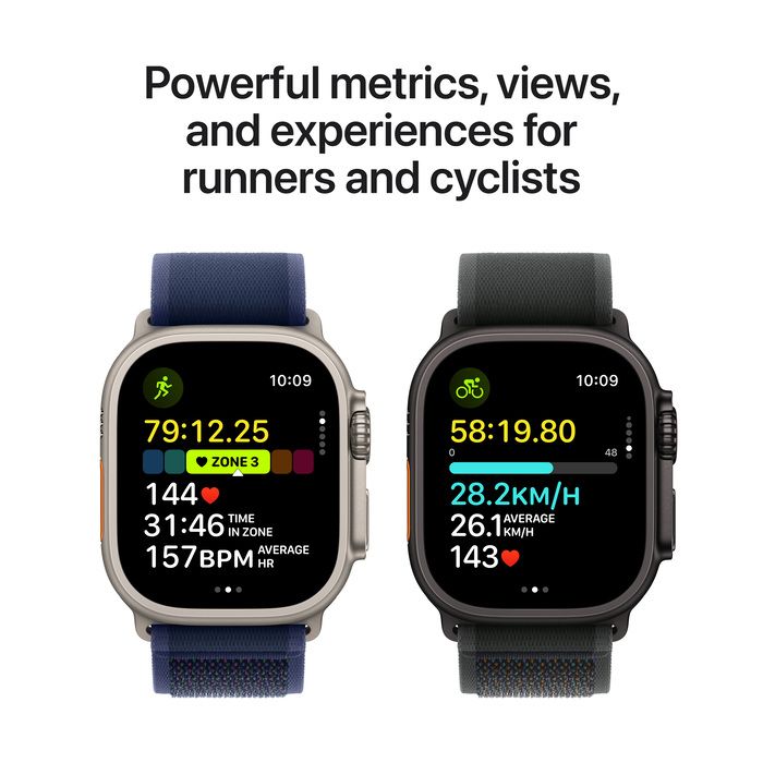 Apple Watch Ultra 2 GPS + Cellular 49mm Natural Titanium Case with Navy Alpine Loop