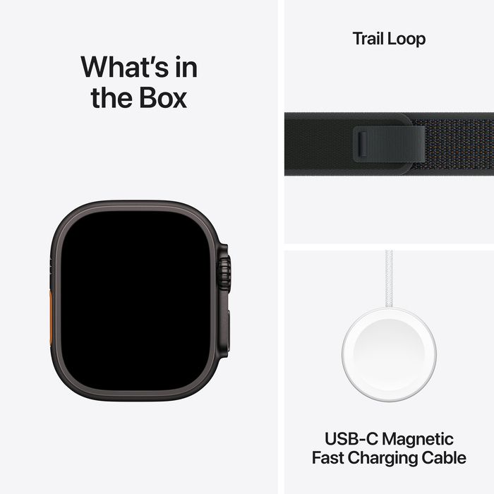 Apple Watch Ultra 2 GPS + Cellular 49mm Natural Titanium Case with Navy Alpine Loop