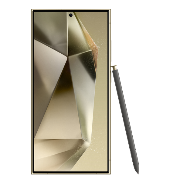 Samsung Galaxy S24 Ultra – Titanium Yellow 12GB RAM 256GB Storage, Dual SIM, 5G, AI Smartphone, S Pen