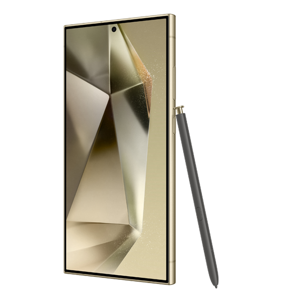 Samsung Galaxy S24 Ultra – Titanium Yellow 12GB RAM 256GB Storage, Dual SIM, 5G, AI Smartphone, S Pen