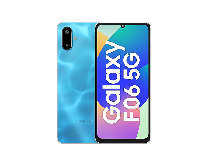 Samsung Galaxy F06 5G 4GB/128GB Bahama Blue – India Version