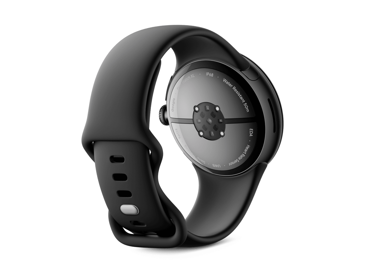 Google Pixel Watch 3 (45mm) - Android Smartwatch with Heart Rate Tracking, Advanced Running from Fitbit, Fitness Insights, 24-Hour Battery - Matte Black Aluminium Case - Obsidian Band - Wi-Fi