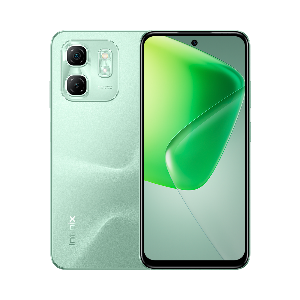 هاتف Infinix HOT 50I X6531B الذكي، 128 جيجابايت، 4 جيجابايت رام، أسود أنيق، إصدار الشرق الأوسط