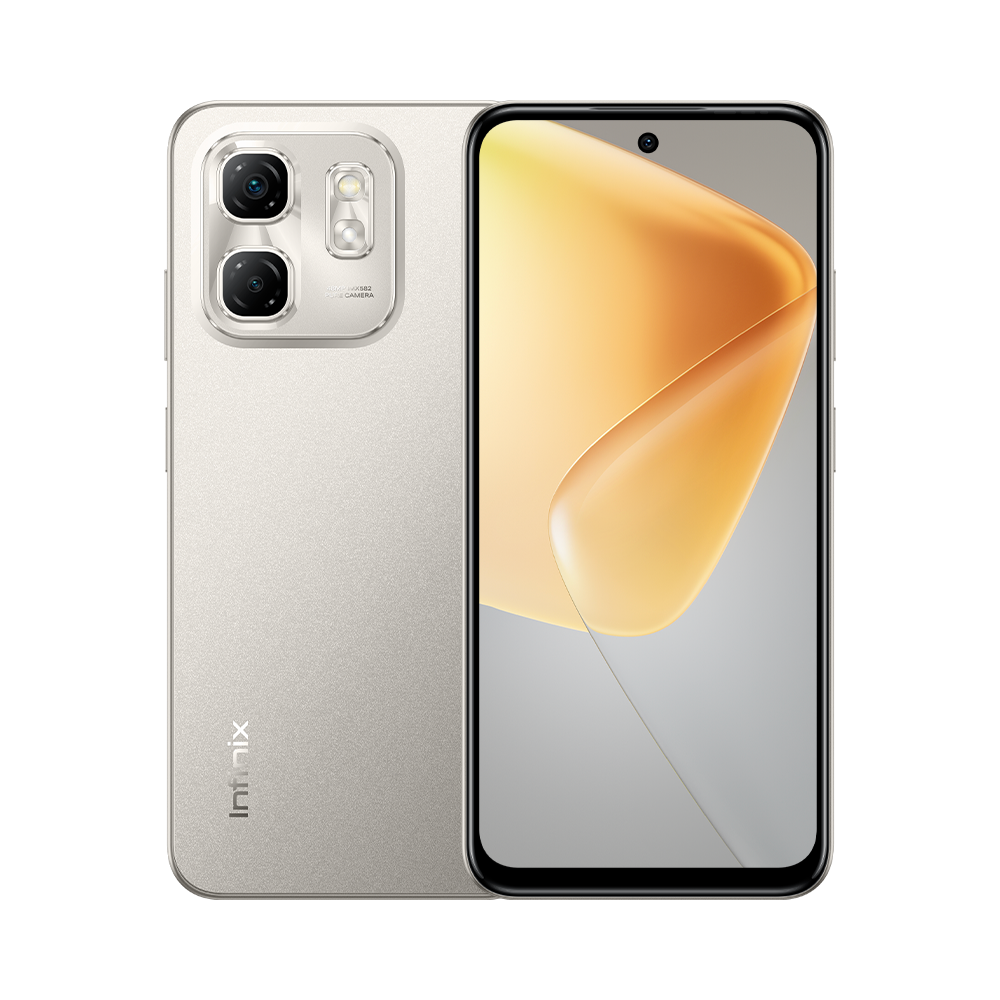 هاتف Infinix HOT 50I X6531B الذكي، 128 جيجابايت، 4 جيجابايت رام، أسود أنيق، إصدار الشرق الأوسط