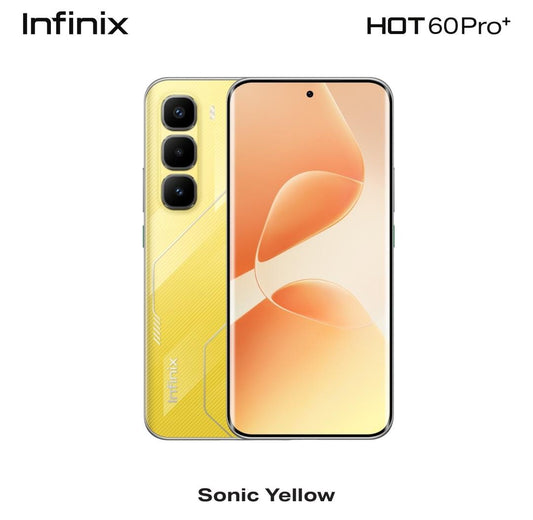 Infinix Hot 60 Pro+ 8GB RAM 256GB 4G Sonic Yellow - Middle East Version 