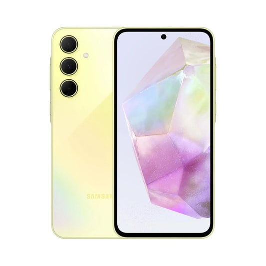 Samsung Galaxy A35 5G – Awesome Lemon 8GB RAM 256GB Storage, Dual SIM, 5G Smartphone