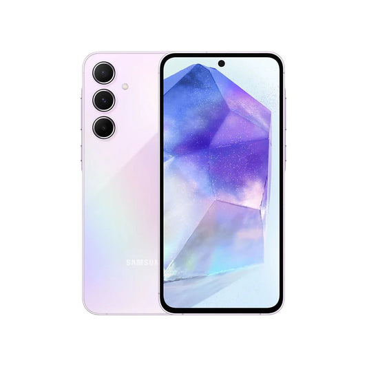 Samsung Galaxy A55 5G – Awesome Lilac 8GB RAM 256GB Storage, Dual SIM, 5G Smartphone - IND