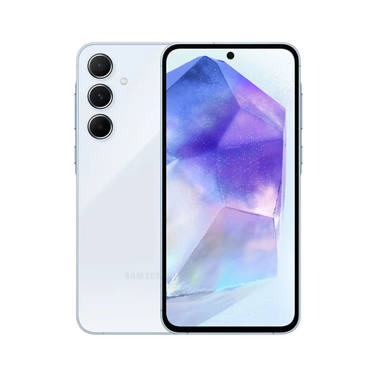 Samsung Galaxy A55 5G – Awesome Ice Blue 8GB RAM 256GB Storage, Dual SIM, 5G Smartphone - IND