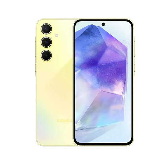Samsung Galaxy A55 5G – Awesome Lemon 8GB RAM 256GB Storage, Dual SIM, 5G Smartphone - IND