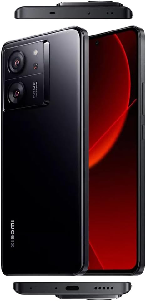 Xiaomi 13T Dual-SIM 5G Smartphone – Black, 12GB RAM, 256GB