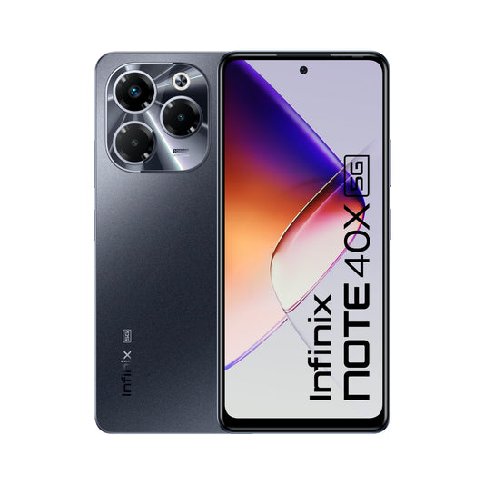 Infinix Note40X Dual SIM Starlit Black 8+8GB RAM 256GB 5G - Middle East Version