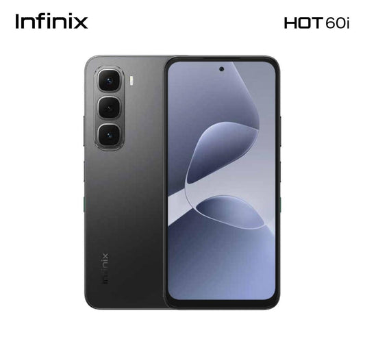 Infinix Hot 60i 128GB, 4GB RAM Sleek Black 4G - Middle East Version
