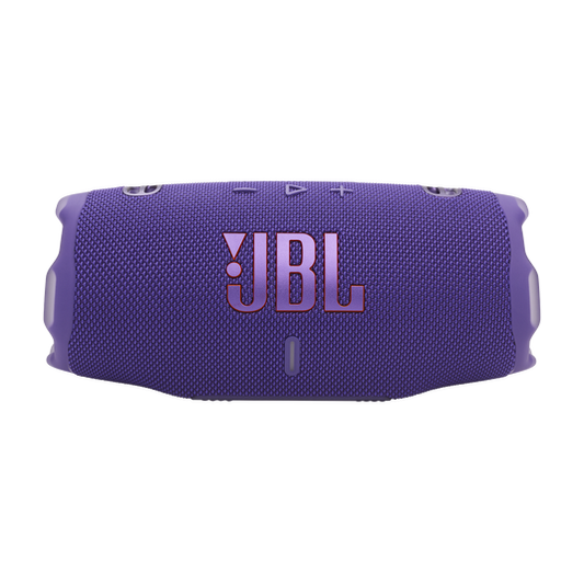 JBL Charge 6 - سماعة بلوتوث محمولة مقاومة للماء والسقوط مع بنك طاقة مدمج، واتصال متعدد السماعات عبر Auracast، ووقت تشغيل يصل إلى 28 ساعة، وشحن سريع، وصوت قوي - أرجواني