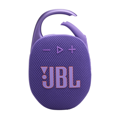 JBL Clip 5 Waterproof Bluetooth Speaker – Ultra-Portable, 12H Playtime, AURACAST (Multi-Speaker Connectivity), JBLCLIP5PUR, Purple