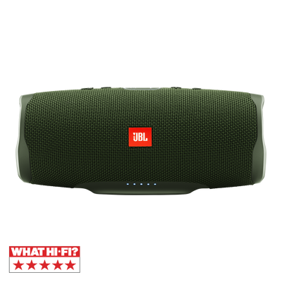 Charge 5 Portable Speaker - Built In Powerbank - Powerful Pro Sound - Dual Bass - 20H Battery - Ip67 Waterproof Green