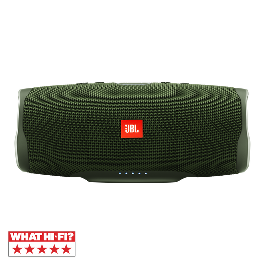 Charge 5 Portable Speaker - Built In Powerbank - Powerful Pro Sound - Dual Bass - 20H Battery - Ip67 Waterproof Green
