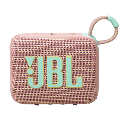 JBL GO 4 - مكبر صوت بلوتوث محمول للغاية مع تقنية AURACAST، صوت قوي، مدة تشغيل تصل إلى 15 ساعة وتصميم أنيق، JBLGO4PINK، وردي