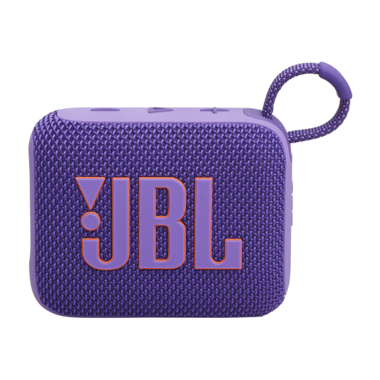 JBL GO 4 - مكبر صوت بلوتوث محمول للغاية مع تقنية AURACAST، صوت قوي، مدة تشغيل تصل إلى 15 ساعة وتصميم أنيق، JBLGO4PUR، بنفسجي