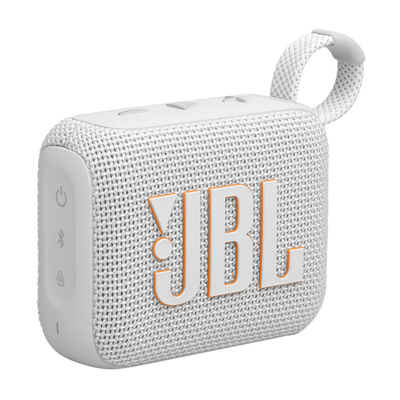 JBL GO 4 – Ultra-Portable Bluetooth Speaker with AURACAST, Powerful Sound, 15H Playtime & Sleek Design, JBLGO4WHT, White