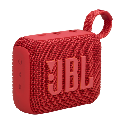 JBL GO 4 – Ultra-Portable Bluetooth Speaker with AURACAST, Powerful Sound, 15H Playtime & Sleek Design, JBLGO4RED, Red