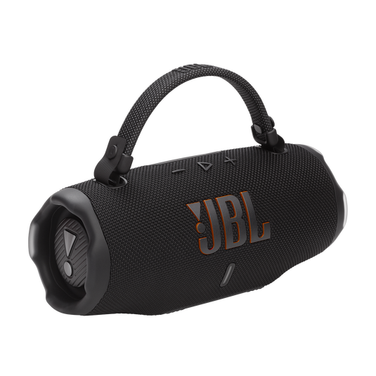 JBL Charge 6 - Portable Waterproof And Drop-Proof Bluetooth Speaker With Built-In Power Bank, Multi-Speaker Connection Via Auracast, Up To 28 Hours Playtime, Fast Charging, And Powerful Sound- Black