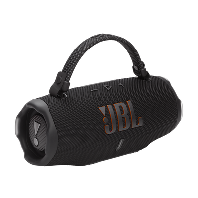 JBL Charge 6 - Portable Waterproof And Drop-Proof Bluetooth Speaker With Built-In Power Bank, Multi-Speaker Connection Via Auracast, Up To 28 Hours Playtime, Fast Charging, And Powerful Sound- Black