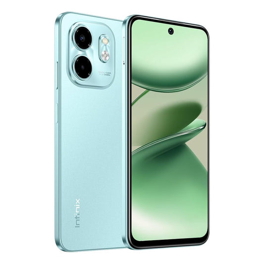 Infinix Smart 9, 8GB (4GB+4GB) RAM, 128GB ROM, 6.7" HD Display, 13MP Dual AI Rear Camera, 8MP Front Camera, 5000 mAh Battery, Android 14 (Mint Green)