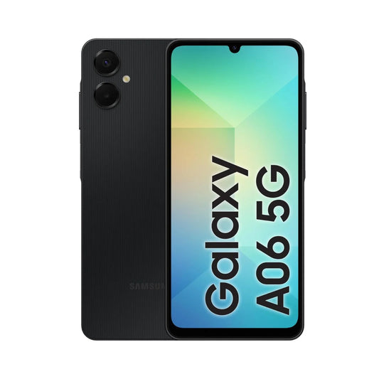 Samsung Galaxy A06 – Black 6GB RAM  128GB Storage, Dual SIM, 5G Smartphone ENG