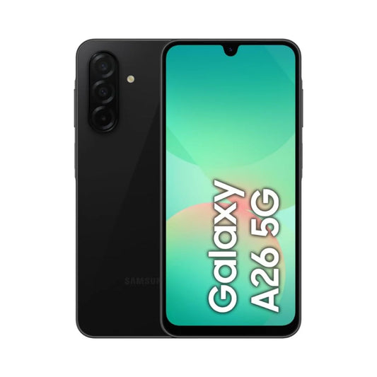 Samsung Galaxy A26 5G – Black 8GB RAM 256GB Storage, Dual SIM, 5G Smartphone – TRA