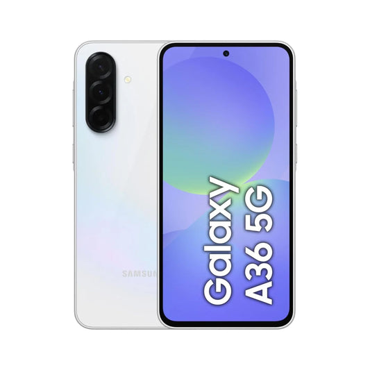 Samsung Galaxy A36 5G – Awesome White 8GB RAM 256GB Storage, Dual SIM, 5G Smartphone – TRA